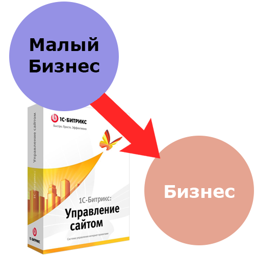 Программа для ЭВМ 1С-Битрикс: Управление сайтом. Лицензия Бизнес (переход с Малый бизнес)